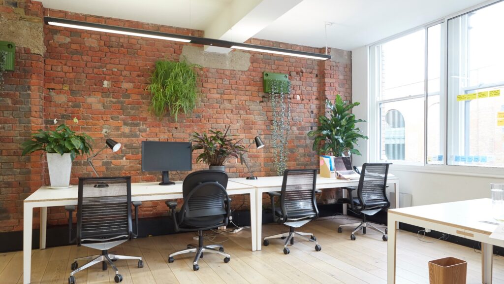 Industrial Brick Workspace s1
